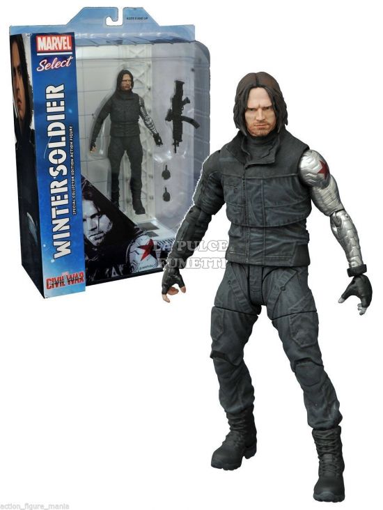 CIVIL WAR CAPTAIN AMERICA 3 WINTER SOLDIER ACTION FIGURE - MARVEL SELECT